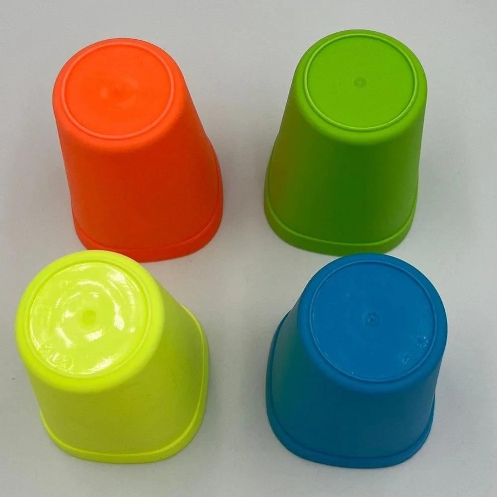 Plastic Tumblers Kids Unisex OS Multicolor Very Good Stackable Cups